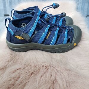 Keen BIG KIDS' NEWPORT H2 Water Sandals Blue
